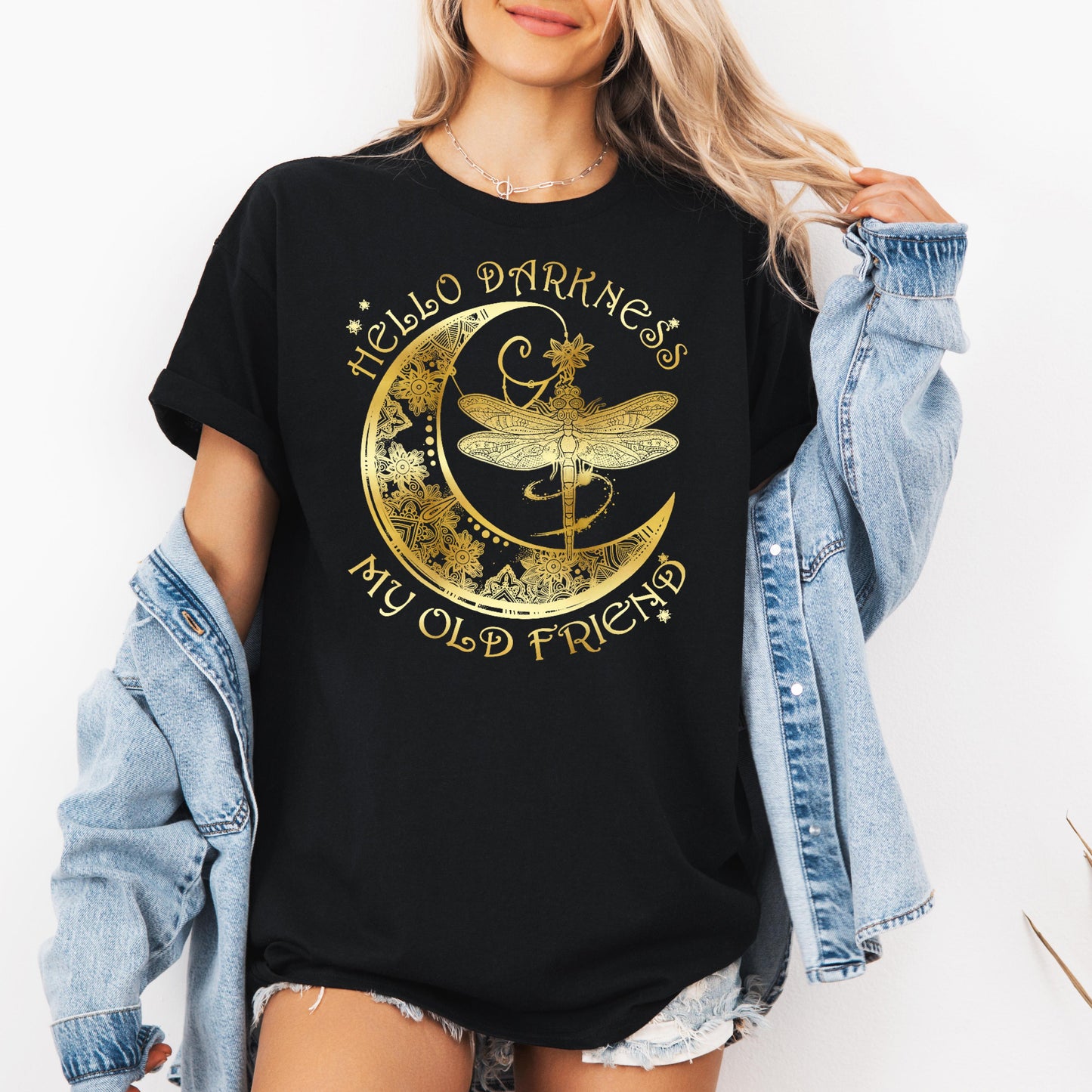 Hello Darkness My Old Friend Shirt, Hippie Soul T-shirt