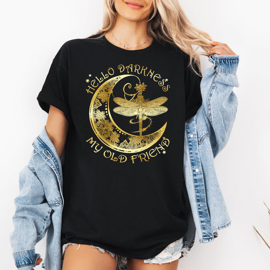 Hello Darkness My Old Friend Shirt, Hippie Soul T-shirt