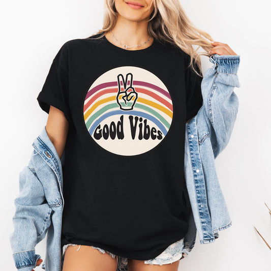 Good Vibes Shirt, Hippie Soul T-shirt, Hippie Girl Tee