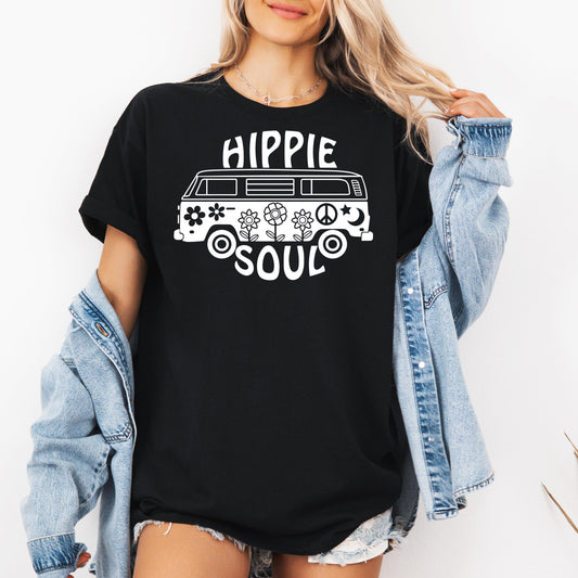 Hippie Soul Shirt , Hippie Bus T-shirt, Love And Peace Tee