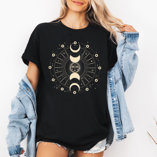 Moon Phase Shirt, Celestial Moon Shirt, Spiritual T-shirt